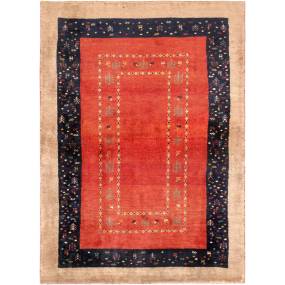 Pasargad Home Tribal Collection Hand-Knotted Lamb's Wool Area Rug- 3' 7" X 5' 1" - Pasargad Home 028424