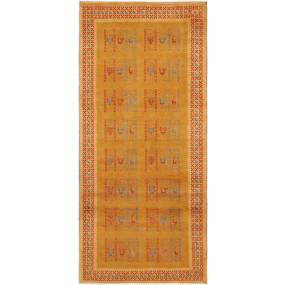 Gabbeh Collection Hand-Knotted Lamb's Wool Area Rug- 2' 9" X 6' 2"  - Pasargad Home 030184