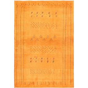 Pasargad Home Tribal Collection Hand-Knotted Lamb's Wool Area Rug- 3' 5" X 4' 11" - Pasargad Home 030271