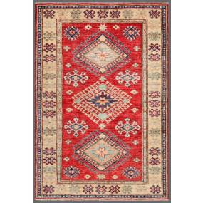 Pasargad Home Kazak Collection Hand-Knotted Lamb's Wool Area Rug- 3' 3" X 4' 9" - Pasargad Home 039987