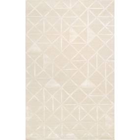 Pasargad Home Edgy Collection Hand-Tufted Bamboo Silk & Wool Area Rug, 9' 9" X 13' 9", Ivory - Pasargad Home pvny-25 10x14