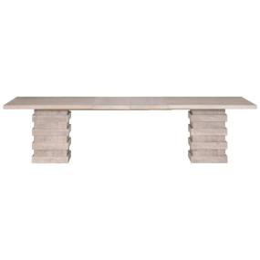 Plaza Extension Dining Table in Natural Gray Acacia - Essentials For Living 6089.NG