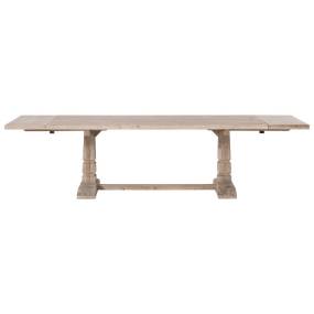 Hayes Extension Dining Table in Smoke Gray Pine - Essentials For Living 8013.SGRY-PNE