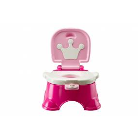 Fisher-Price Pink Princess Stepstool Potty - FPDRM01