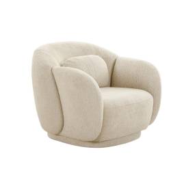 Misty Cream Boucle Accent Chair - TOV-S68615