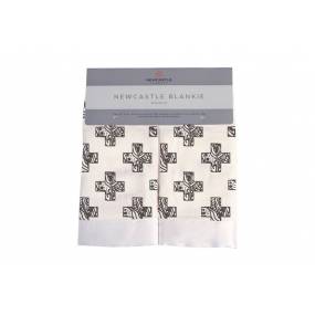 Nordic Stamp Bamboo Muslin Security Blankie - Newcastle Classics 3602