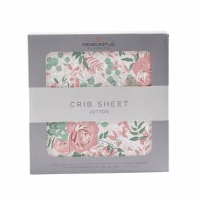 Desert Rose Cotton Muslin Crib Sheet - Newcastle Classics 5025