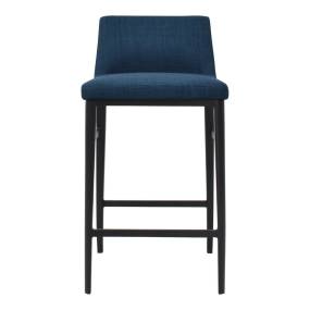 BARON COUNTER STOOL BLUE - Moe's Home Collection EJ-1031-26