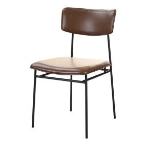 SAILOR DINING CHAIR DARK BROWN-M2 - Moe's Home Collection EQ-1016-20