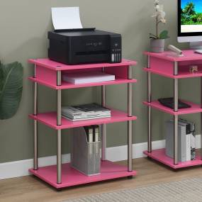 Designs2Go No Tools Printer Stand with Shelves - Convenience Concepts 131344PK