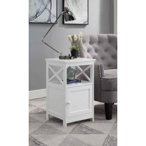 Oxford End Table with Cabinet - Convenience Concepts 203066W