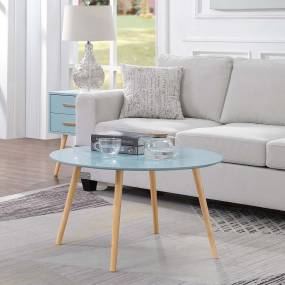 Oslo Round Coffee Table - Convenience Concepts 27-203482SF