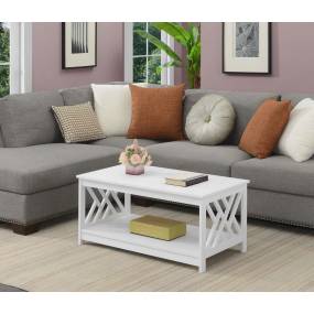 Titan Coffee Table with Shelf - Convenience Concept 203782W