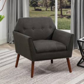 Take a Seat Andy Mid Century Modern Accent Lounge Armchair - Convenience Concepts 310941FDGY