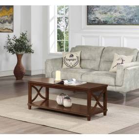 Florence Coffee Table in Espresso Finish - Convenience Concepts 602082ES