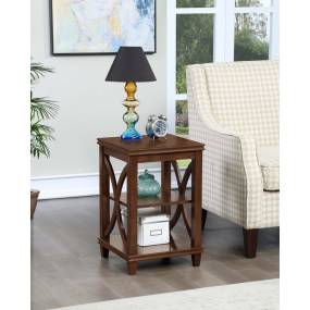 Florence End Table in Espresso Finish - Convenience Concepts 602145ES