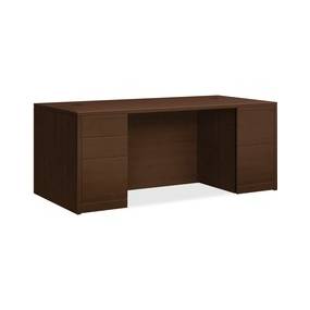HON 10500 Series Double Pedestal Desk - 5-Drawer - HON105890MOMO