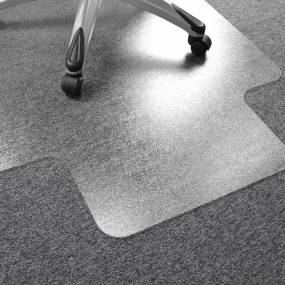 Ultimat Polycarbonate Lipped Chair Mat for Carpets over 1/2" - 48 x 53" - Floortex FR1113427LR