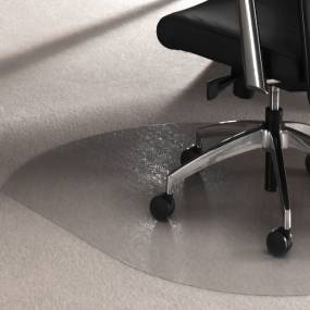 Ultimat Polycarbonate Contoured Chair Mat for Carpets up to 1/2" - 39 x 49" - Floortex FR119923SR