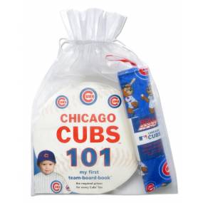 Chicago Cubs 101 Book with Rally Paper - CHICAGO CUBS GIFT SET