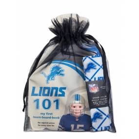 Detroit Lions 101 Book with Rally Paper - DETROIT LIONS GIFT SET