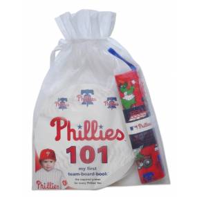 Philadelphia Phillies 101 Book with Rally Paper - PHILADELPHIA PHILLIES GIFT SET