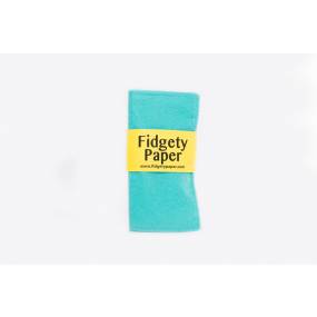 Pocket Turquoise Fidgety Paper - POCKET TURQUOISE