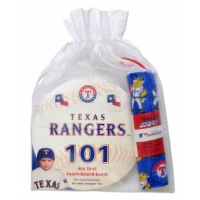 Texas Rangers 101 Book with Rally Paper - TEXAS RANGERS GIFT SET