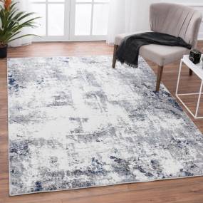 Luxe Weavers Hampstead Collection Ivory 5x7 Abstract Area Rug - 49 Ivory 5x7