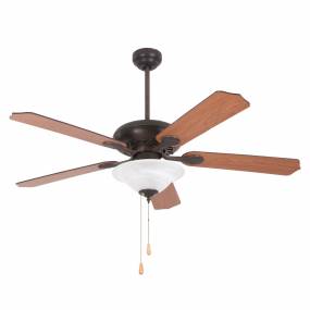  Whitney 52 5 Blade Ceiling Fan in Rubbed Bronze - Yosemite Home Décor WHITNEY-ORB-2