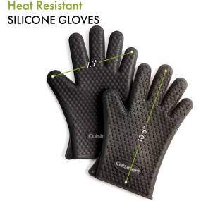 2-Pack Heat-Resistant Silicone Gloves - Cuisinart CGM-520