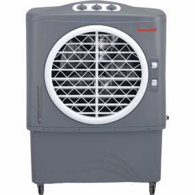1062 CFM Indoor/Outdoor Evaporative Air Cooler in Gray with Mechanical Controls and Extra Replacement Filters - Honeywell CO48-0856-57-KIT