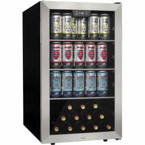4.5-Cu. Ft. Beverage Center with Side Mount Pocket Handle and Door Lock - Danby DBC045L1SS