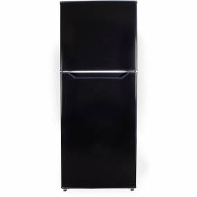 10.1 Cu. Ft. Apartment-Size Refrigerator with Top-Mount Freezer in Black - Danby DFF101B1BDB