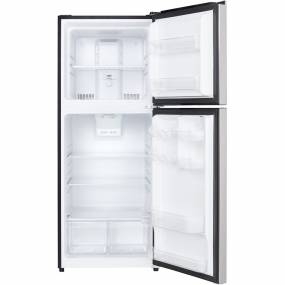 10.1 Cu. Ft. Apartment-Size Refrigerator with Top-Mount Freezer and Spotless Steel Doors - Danby DFF101B1BSLDB