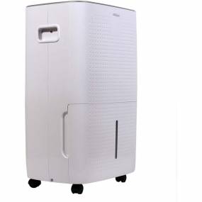 50-Pint Energy Star Rated Dehumidifier with Automatic Pump, Mirage Display and Tri-Pat Safety Technology - Soleus AC DSJ-50EIPW-01