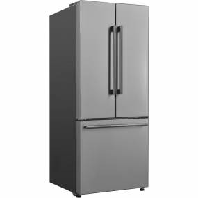 16-Cu. Ft. 3-Door French Door Refrigerator with Ice Maker, Stainless Steel - Galanz GLR16FS2K16