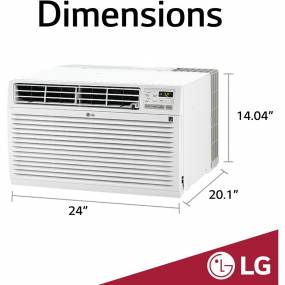 LG 8,000 BTU 115V Through-the-Wall Air Conditioner with Remote Control - D2 LT0816CER