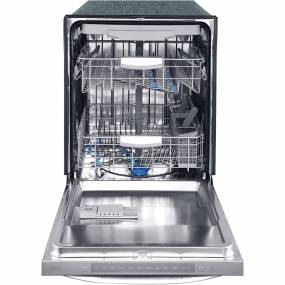 45 dBA Ultra-Quiet Dishwasher with Interior Lighting in Stainless Steel - Midea MDT24H3AST