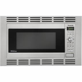 27 In. Wide Trim Kit for Panasonic's 1.6 Cu. Ft. Microwave Ovens - Stainless Steel - Panasonic NN-TK722SS