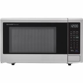 1.1-Cu. Ft. Countertop Microwave with Alexa-Enabled Controls, Stainless Steel - Sharp SMC1139FS