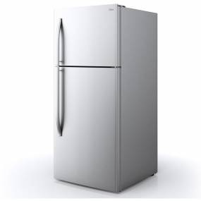 18-Cu. Ft. Top Mount Refrigerator in Stainless Steel - Midea WHD-663FWESS1