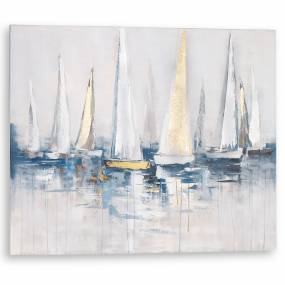 Setting Sail Hand Painted Canvas - Gild Design House 01-00965