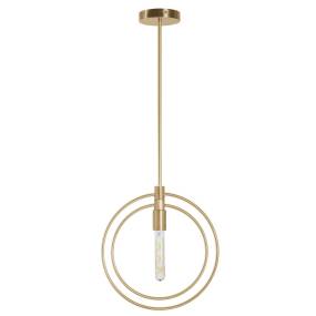 Nyla Single Light Brass Pendant - Gild Design House 03-00863