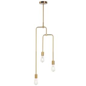 Chandler 3 Light Brass Metal Pendant - Gild Design House 03-00864
