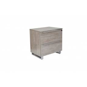 Grey Lateral File Cabinet In High Pressure Melamine And MDF - Unique Furniture 44334000120
