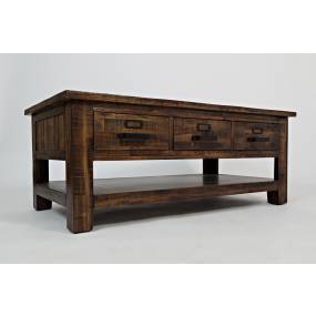 Cannon Valley Three Drawer Cocktail Table - Jofran 1510-1