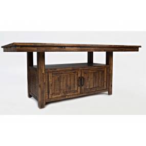 Cannon Valley 72" Distressed Dining Table with Storage Base - Jofran 1511-72TBKT