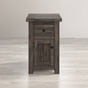 Madison County Reclaimed Pine Chairside Table - Jofran 1700-8