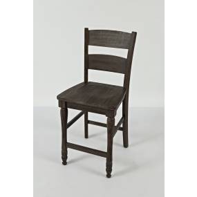 Madison County Reclaimed Pine Ladderback Counter Stool (Set of 2) - Jofran 1700-BS401KD